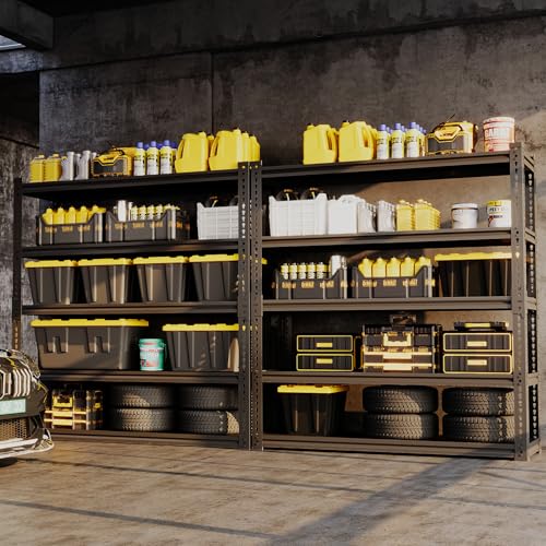 5 Tier 3000 lbs Heavy Duty Metal Garage Shelf (48" W*24" D*72" H)