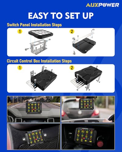 12 Gang Wireless Switch Panel B412 RGB with Remote Control 3 Modes (RGB B412 / Panel + Remote)