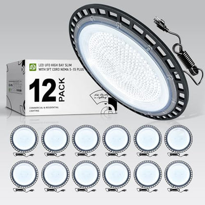 200W LED Low Bay Lighting (Black)