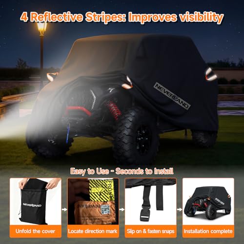 UTV Cover Heavy Duty Waterproof 2 (up to 126"L)