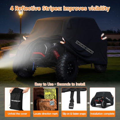 UTV Cover Heavy Duty Waterproof 2 (up to 126"L)