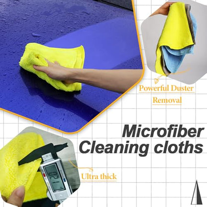 Car Wash Towels 16x16 (Light Yellow)