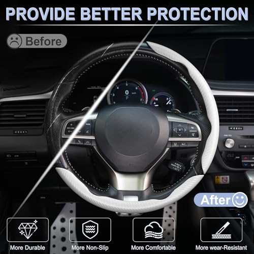 3pcs Carbon Fiber Anti (White / Universal (3pcs))