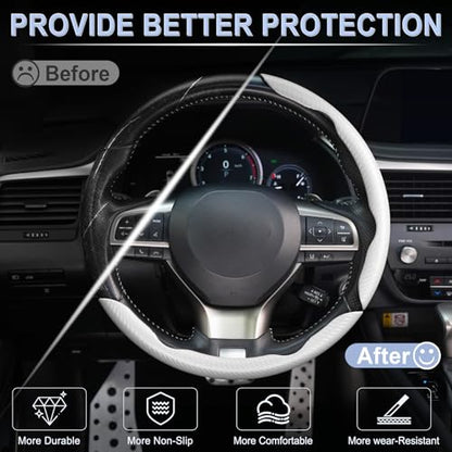 3pcs Carbon Fiber Anti (White / Universal (3pcs))