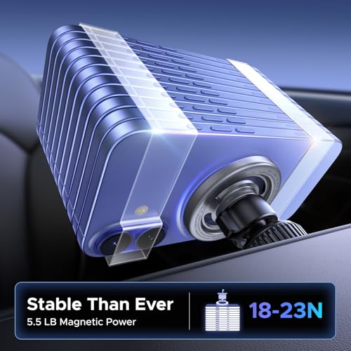 Car Phone Mount for Magsafe Air Vent Car Mount Magnetic Phone Holder Compatible with iPhone 17 16 15 14 13 12 Pro Max (Gray)
