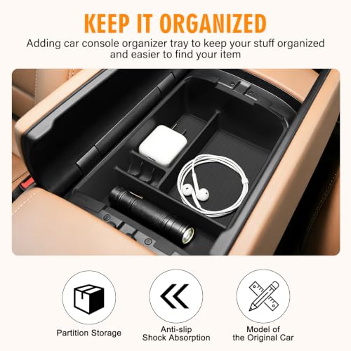 Center Console Organizer for 2026 Hyundai Palisade Accessories Box Tray (for Hyundai Palisade)