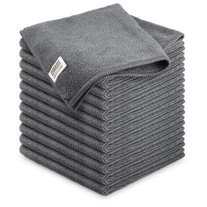 Microfiber Towels for Cars (12.5" x 12.5" (12-Pack))
