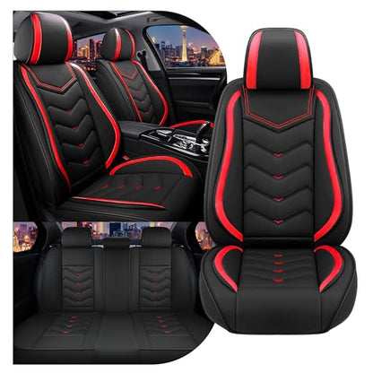 Car Seat Covers for Chrysler Pacifica 2004 (Full Set / Black Red)