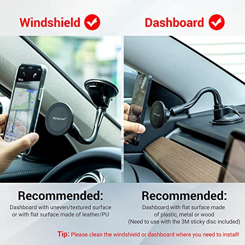 for MagSafe Car Windshield Mount Magnetic Holder (Car Windshield, Dash or Vent)