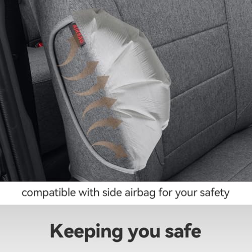 CRV Car Seat Covers Custom Fit for Honda 2012 (Gray / 2012-2014 CRV EX,EX-L,LX)