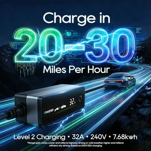 Level 2 EV Portable Charger for Tesla (Tesla-32A / 32A)