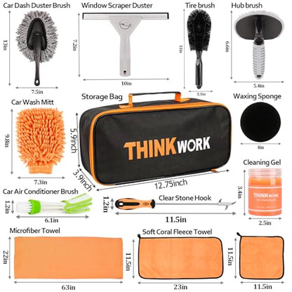 Car Detailing Kit (Orange)