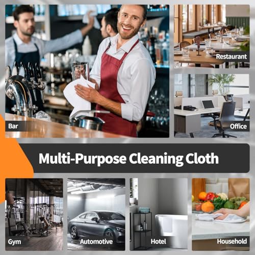 White Microfiber Cleaning Cloth (12pk / White)