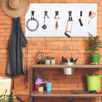 36 Pcs Slatwall Hooks & Hangers (Black)