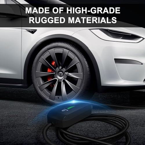 Best Volt Electric Vehicle Portable Charger for Tesla (Black / Nema 14-50 240V/40A)