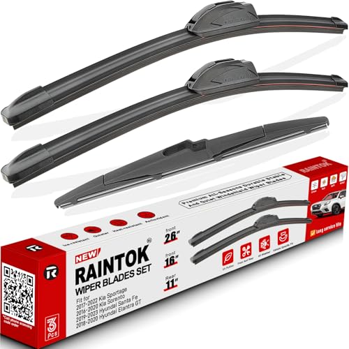 Windshield Wiper Blades Replacement for 2017 (26"/16"/11")