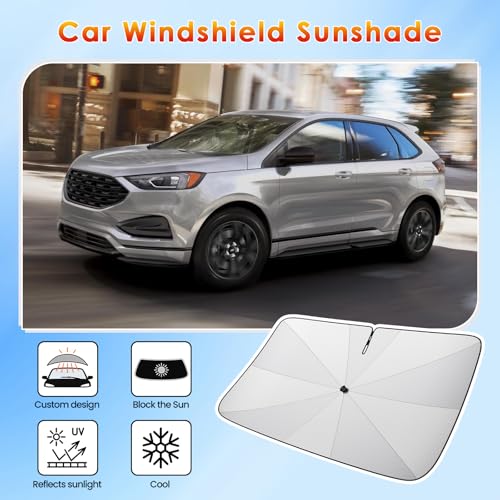 Umbrella Sunshade for Car Windshield 2015 (for 2015-2024 Edge)