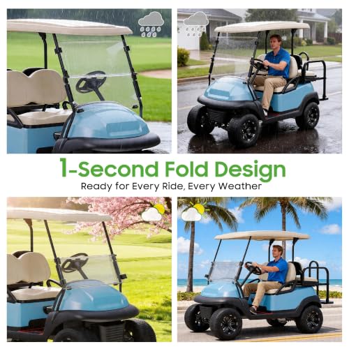 Golf Cart Windshield for Club Car Precedent (Clear)