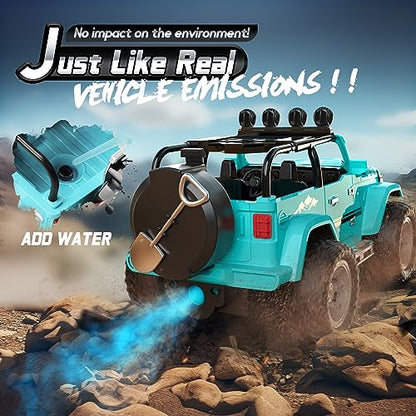 Remote Control Car with Fog Mist & Music (Blue)