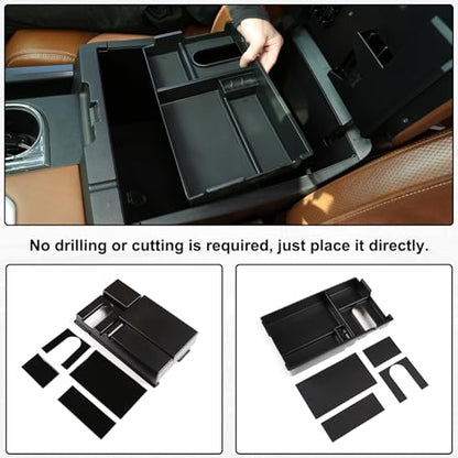 Car Armrest Box Storage Box Compatible with Toyota Tundra 2007 (Armrest Box Storage Box)
