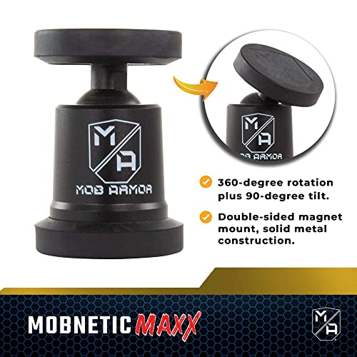 MobNetic Maxx Magnetic Car Phone Holder Mount (Red)