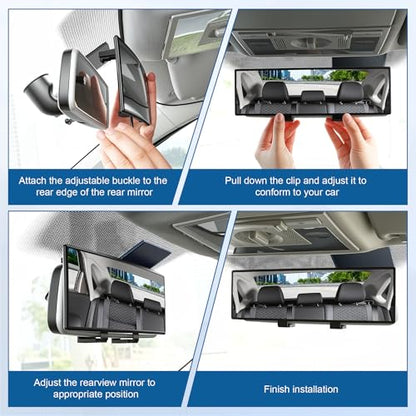 Panoramic Car Rear View Mirrors (10Inch)