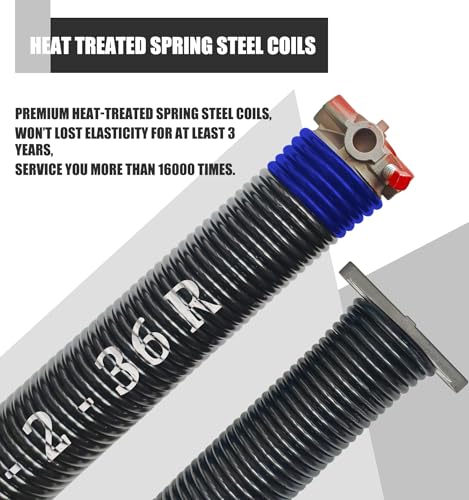 Garage Door Torsion Spring Set (.262x2x36")
