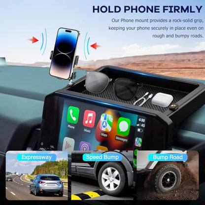 Car Phone Holder Fit for Pathfinder 2022 2023 2024 2025 w (For Pathfinder 2022-2025 9inch)