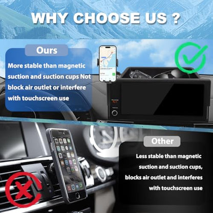 Car Phone Holder Compatible with Toyota Sienna 2025 Accessories 12.3 (2025 Sienna 12.3inch)