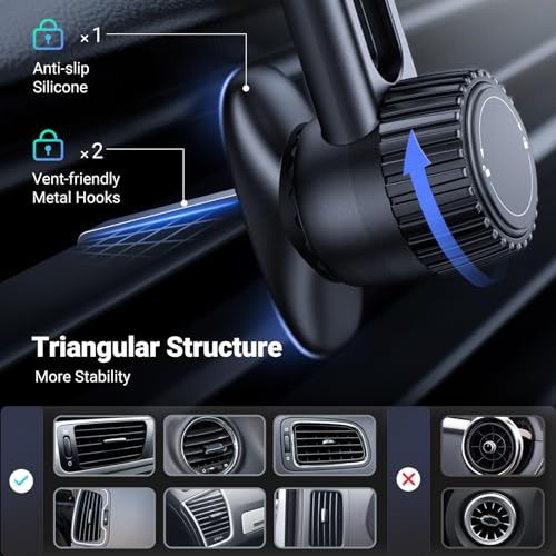 Magnetic Phone Mount for Car Compatible for Magsafe
