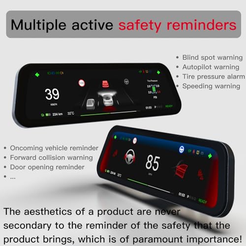 9.6" Heads Up Display for Tesla Model Y & Model 3