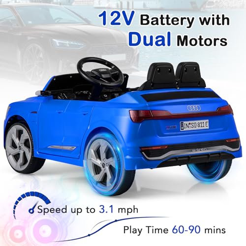 Licensed Audi SQ8 Ride on Car by OLAKIDS (Blue)