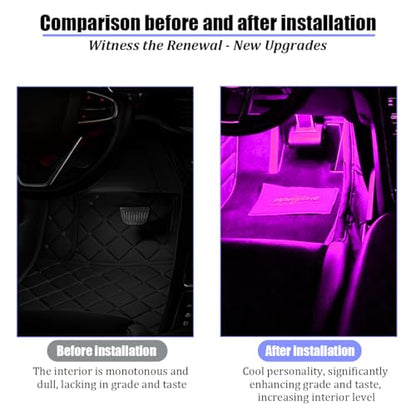 Car Interior LED Lights (Pink)