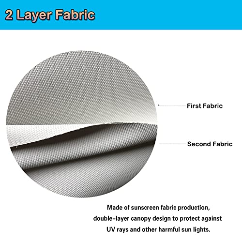 Windshield Sun Shade for 2017 (Red / Tesla Model Y/3 (Custom Fit))