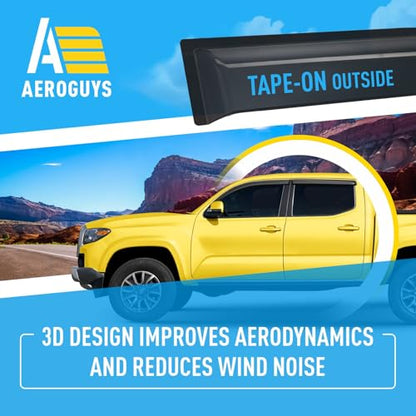 Extra Durable Window Deflectors Tape (For Toyota Tacoma 16-23)