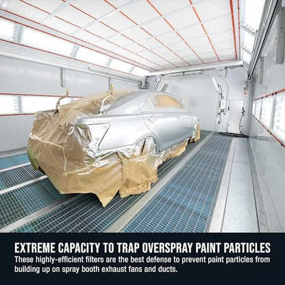 Elite Paint Spray Booth Exhaust Filter Roll 25" x 100' (25 inches x 100 Feet)