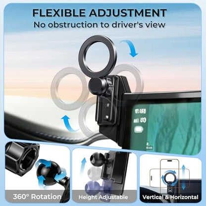 Car Phone Holder for Toyota Tundra 2022 (Fit for 22-26 Tundra & 23-26 Sequoia, 14-Inch)