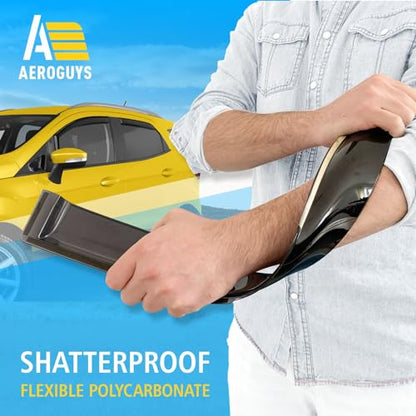 Extra Durable Window Deflectors in (For Ford EcoSport 18-22 In-channel)