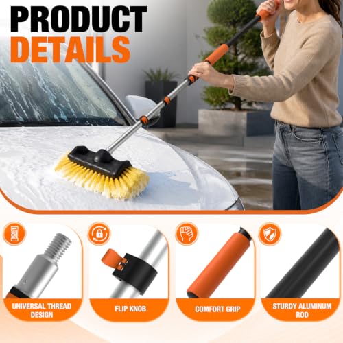 12FT Car Wash Brush with Long Handle (12FT)