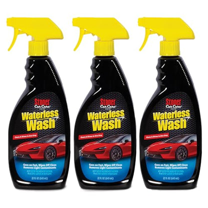 Waterless Wash Detailing Spray (22 Fl Oz (Pack of 3))