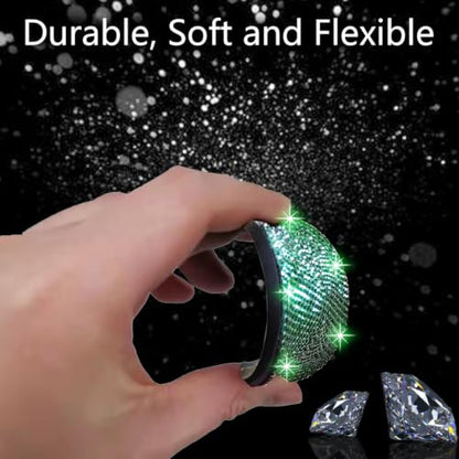 2pcs Bling Car Cup Holder Coaster (Green / 2pcs)