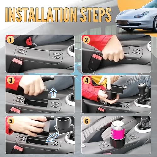 Center Console Cup Holder Insert for Porsche Boxster 986 1997