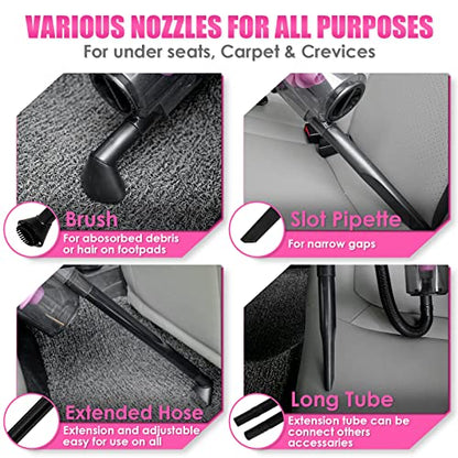 17pcs Car Cleaning Kit (Pink / 17PCS)