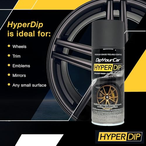 HyperDip Peelable Car Paint (11 Ounce (Pack of 2) / Frozen Black)