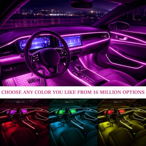 Interior Car LED Strip Lights (6 in 1)