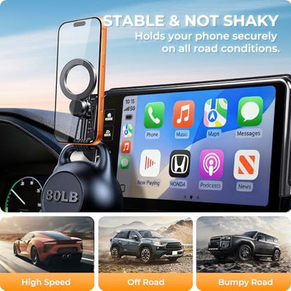 Car Phone Holder for Honda CRV (Fit for 2023-2027 CRV/CRV Hybrid & HRV, 7/9-Inch)