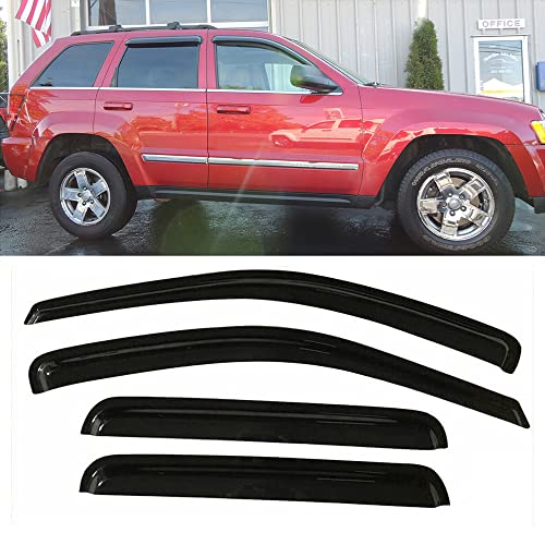 Window Visors Rain Guards for 2005 (05-10 Grand Cherokee)