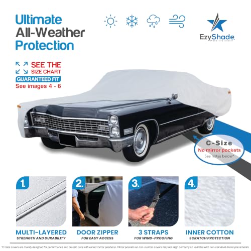 Sports Car Cover Waterproof All Weather. See Size (Reflective / C7 - see Vehicle Size Chart)