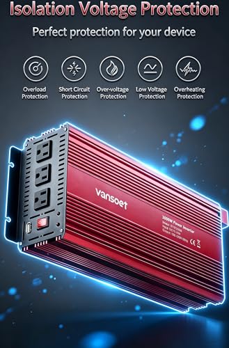 3000W Power Inverter (Red)