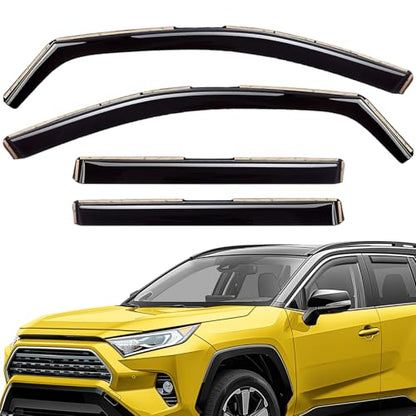 Extra Durable Window Deflectors in (For Toyota RAV4 19-25)